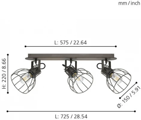 Спот Eglo Sambatello 98136 (220V)
