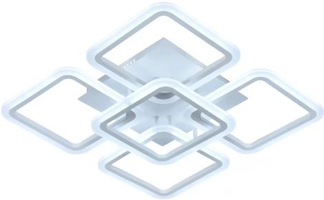 Люстра потолочная светодиодная Square 10220/5 LED*98W White