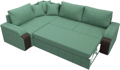 Диван угловой Николь левый угол Лига Диванов (Рогожка) арт.126002L