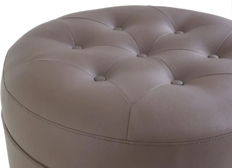 Пуф Barrel большой ОГОГО (арт.329897), (Экокожа/Коричневый)