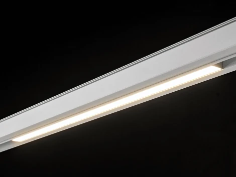 Трековый светильник магнитный светодиодный линейный матовый белый 12Вт 48V 4000К Lumker SY-LINK SY-LINK-600-WH-12-NW
