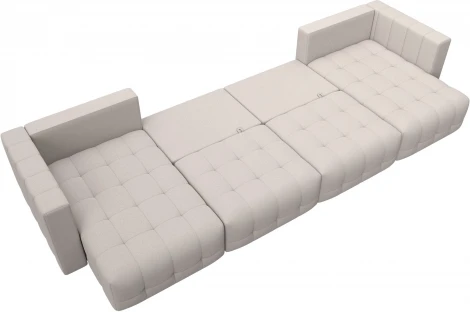 Диван П-образный Лига-052 НПБ Лонг Лига Диванов (Замша) арт.128861