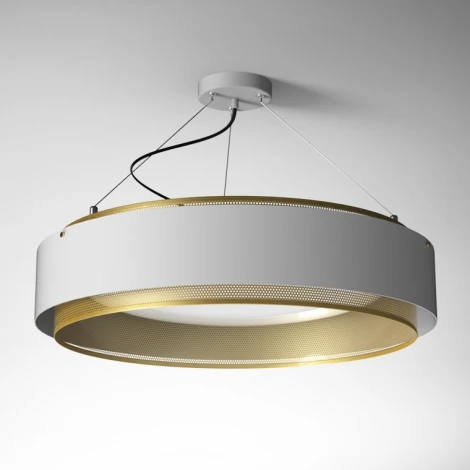 Подвесной светильник Casing 62 белый ImperiumLoft Casing01 (189560-26) (LED, 220V, на тросе, круглые, кольцо)