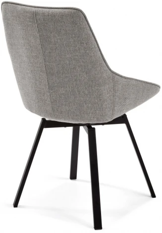 Обеденный стул La Forma (ex Julia Grup) Jenna (Серый/ Пена,Фанера,Сталь)