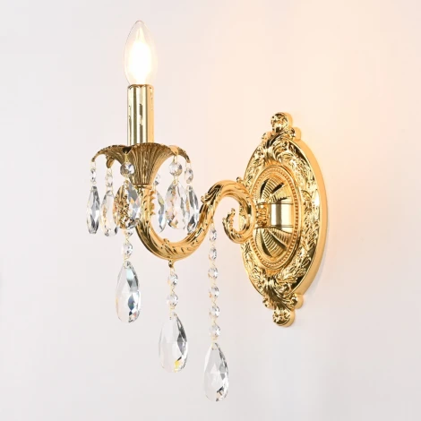 Бра Bohemia AL7901 AL7901B10/1/175 B G (220V, подвески, подсвечник, свеча)