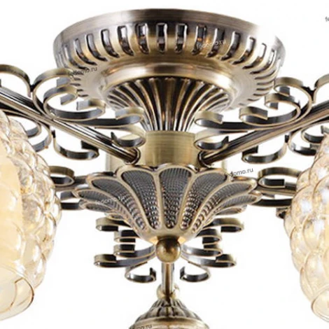 Потолочная люстра IDLamp Bella 285/5PF-Oldbronze