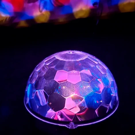 Светодиодный светильник-проектор многоцветный кабель с вилкой (в комплекте) Volpe ULI-Q302 Светодиодный светильник-проектор ULI-Q302 03W/RGB BLACK