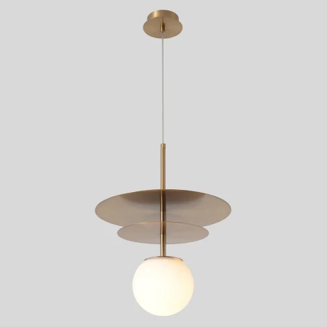 Подвесной светильник Crystal Lux UVA SP1.2 BRASS (220V, на проводе, шар)