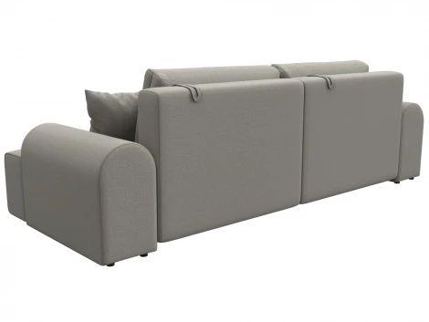 Диван прямой Лига-080 (ДСП/Пластик/Рогожка/Бежевый) Лига Диванов 131109