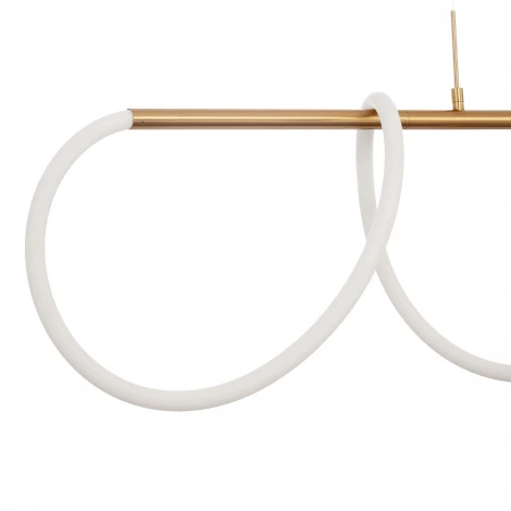 Подвесной светильник с гибким неоном и пультом Citilux Python CL220123 (регулировка яркости, LED, на тросе)