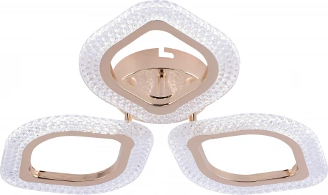 Потолочная люстра светодиодная на штанге с пультом регулировкой цветовой температуры и яркости Rivoli Erminia 6177-703