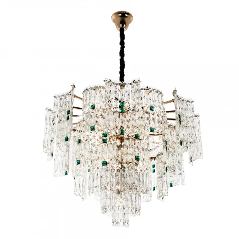 Подвесная люстра хрустальная Modelux MODELUX ML.7070.25 GD