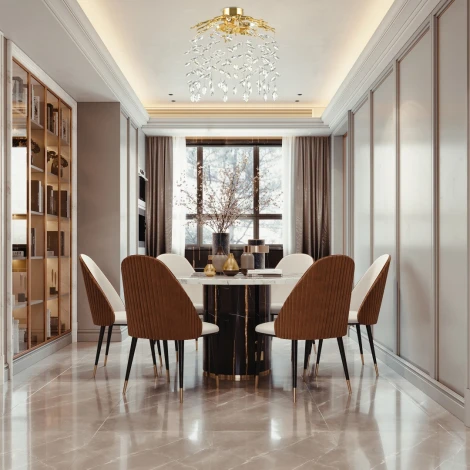 Потолочная люстра хрустальная Arte Milano Milano-3 23312.360.3.G9.B GD (220V)