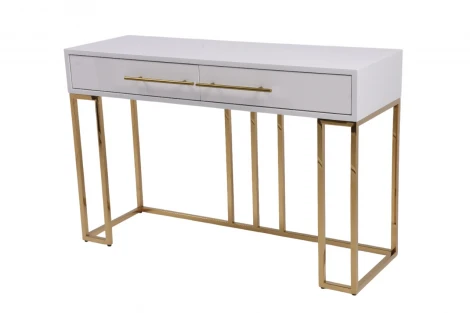 Стол-консоль IST-CASA Альма МС9005-120W, 120х40х78 см, белый глянцевый
