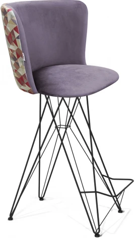 Стул барный SHT-ST36-4/S66 сумеречная орхидея/черный муар Sheffilton 4356653601