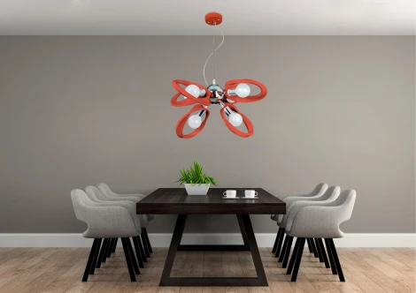 Подвесная люстра Lampex Emma 414/6 CZE