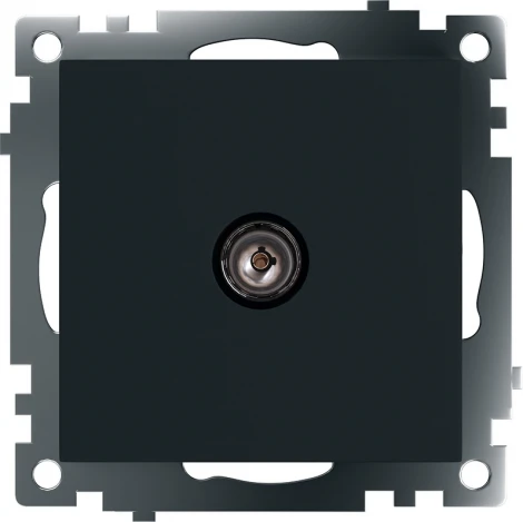 ТВ-розетка (черный) Stekker Катрин 39614