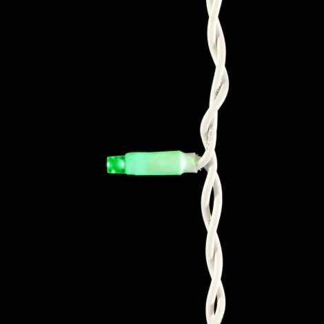 Гирлянда Бахрома 3,2 x 0,9 м Разноцветная 220В, 168 LED, Провод Белый Каучук, IP65