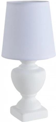 Настольная лампа Lumion Bianka 8163/1T белый, керамика/текстиль E14 1*40W 220V (выключатель)