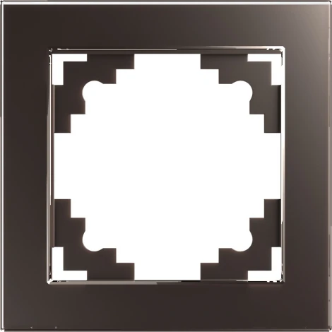 Рамка на 1 пост (коричневый) Stekker Катрин 39535