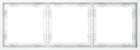 Рамка на 3 поста (белый матовый) Voltum S70 VLS100302
