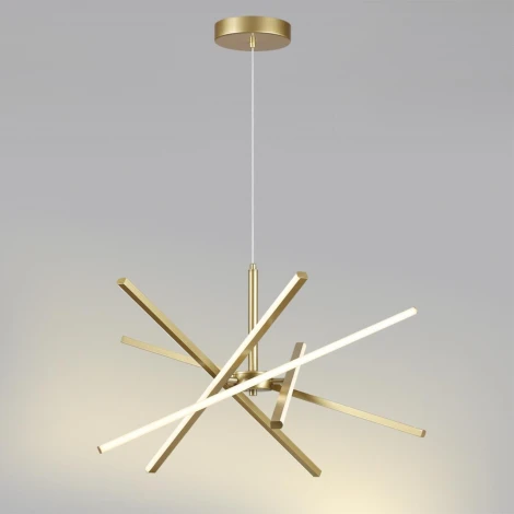 Подвесной светильник светодиодный Lumion Parker 6564/60L LEDIO золотой//металл/ LED 4000K 60W 220V (на проводе)