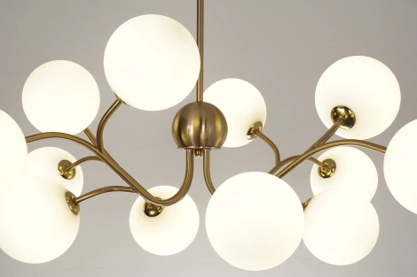 Потолочная люстра на штанге Zortes Blo ZRS.1777.12 (220V, шарики, IP21)