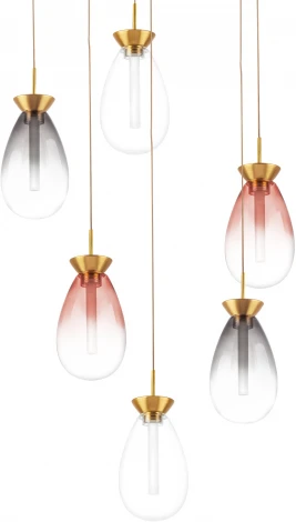 Потолочная светодиодная люстра каскадная Lightstar Colore 805169 (220V, на проводе)