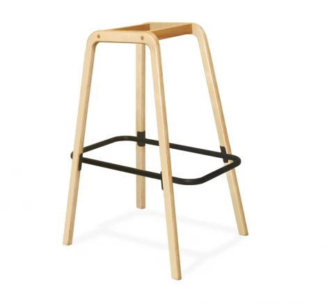 Стул барный Sheffilton SHT-ST35-1/S94 угольно-серый/прозр. лак/черный муар 1599443602