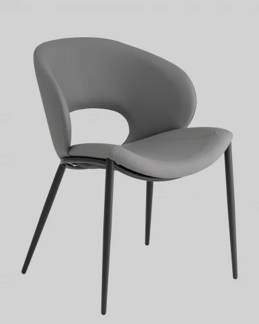 Стул Вивьен экокожа серый Stool Group УТ000042355