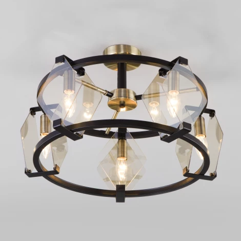 Потолочная люстра на штанге Aragon 60116/5 (220V, свеча, круглые)