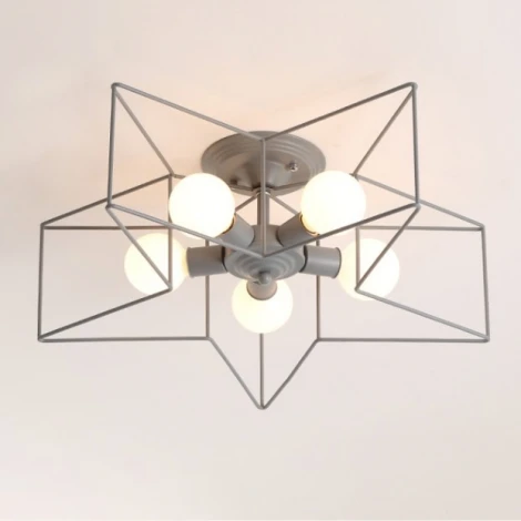 Потолочная люстра на штанге Asteri Gray Imperiumloft Asteri01 (178359-26) (для детской, 220V)