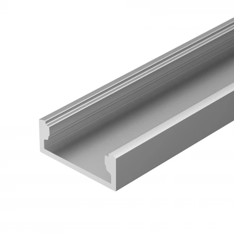 Профиль с экраном ALU-WIDE-H8-2000 ANOD+FROST (Алюминий) 014852 Arlight