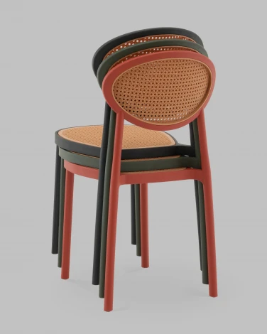 Стул Junie пластиковый чёрный Stool Group арт.УТ000040846