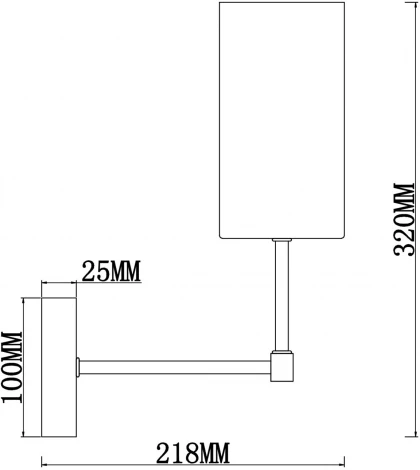 Бра Freya Agnes FR5184WL-01BS (220V)