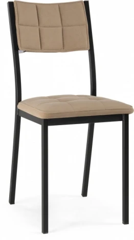 Стул Бекал (Бекал латте / черный матовый) Woodville арт.587519