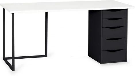 Композиция ОГОГО Board 1800х700 (ЛДСП/Белый,Черный)