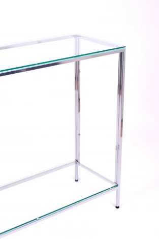 Консольный стол AllConsoles 1081-CS clear серебряный