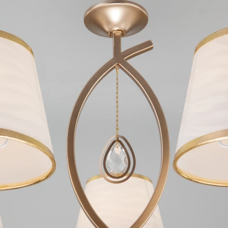 Подвесная люстра Eurosvet Salita 60091/5 перламутровое золото