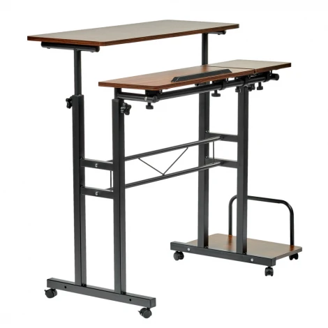 Стол многофункциональный Shuttle 80х58х80-130см, светлое дерево, белый