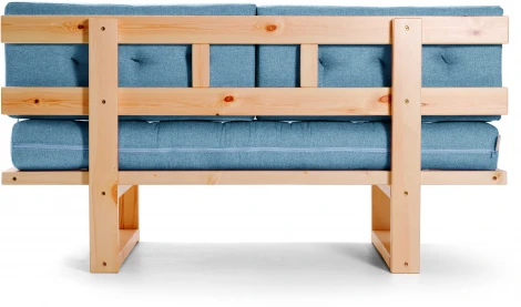 Кушетка Arsko Торн-М сосна голубая рогожка