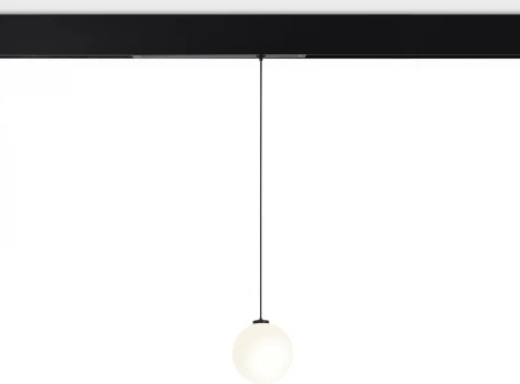 Трековый светильник магнитный светодиодный диммируемый Ambrella TRACK SYSTEM GL1442 (регулировка яркости, 220V, пульт управления, управление смартфоном, умный дом - LampSmart, шар)