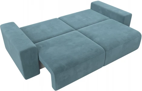 Диван прямой Лига-036 НПБ Классик (Бирюзовый/Велюр) Лига Диванов арт.121306