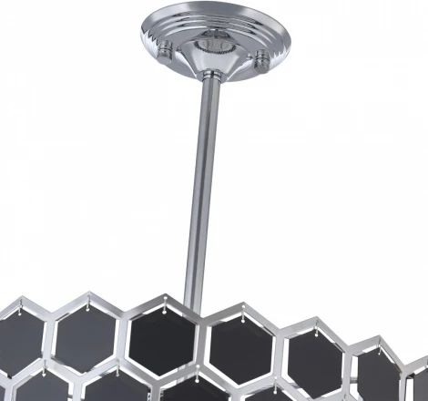 Подвесная люстра хрустальная на штанге Arte Milano Sorrento-5009 375009/4+2/300/480 CR (220V)