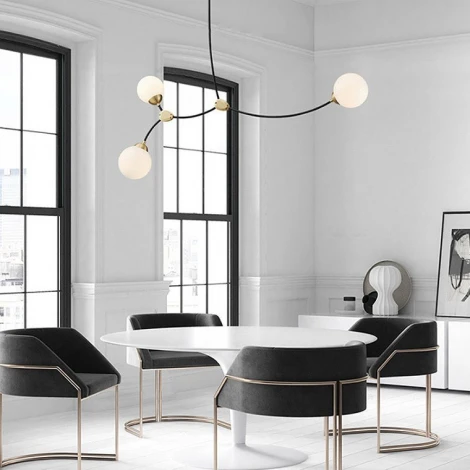 Подвесная люстра Vine L3 ImperiumLoft Vine01 (141134-26) (220V, на проводе, шар)