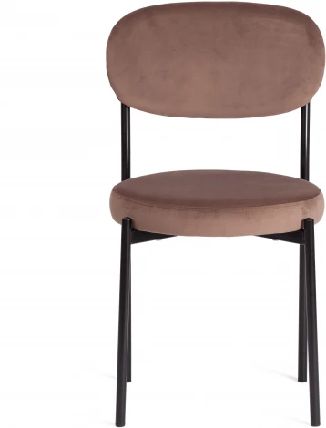 Стул REVO (mod. 7033) / 1 шт. в упаковке (Ткань,Металл /Коричневый,Черный)