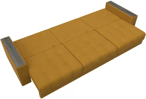 Диван прямой с декором Лига-049 НПБ Лонг Лига Диванов (Велюр) арт.128427