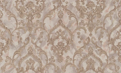 Обои виниловые Grandeco Poeme OM 3005 10,05 х 1,06 м