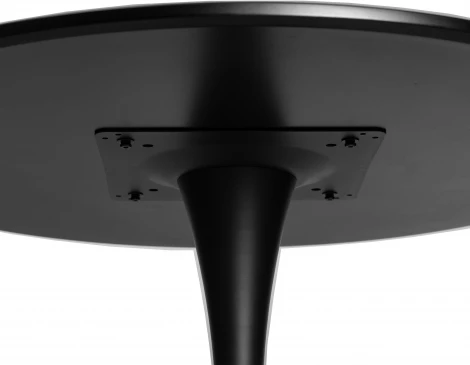 Стол обеденный MIA (черная столешница, черное основание) Dobrin 219TD-LMZL MIA, цвет столешницы черный, основания черный