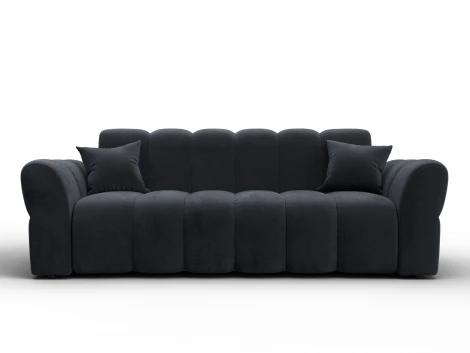 Диван-книжка Лига-111 (ДСП,ЛДСП,Велюр/Темно-серый) Лига Диванов 136695